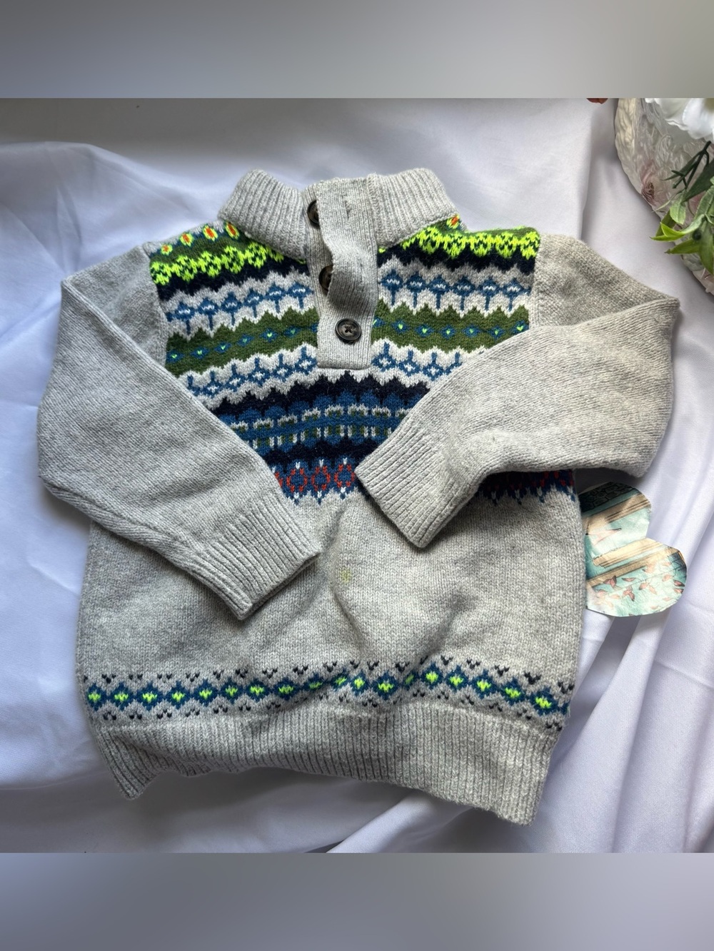 Baby GAP Fair Isle Pullover Sweater